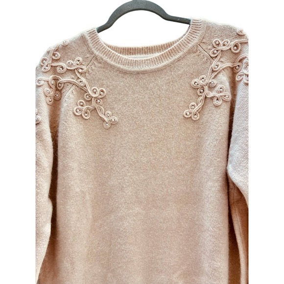 NANETTE NANETTE LEPORE Flower Embroidered Sweater - Size XL * wom307 - Picture 6 of 7